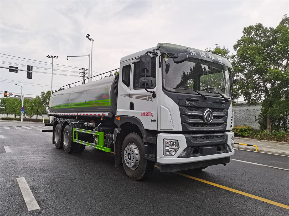 22噸灑水車-東風華神T5后雙橋國六22方玉柴260馬力灑水車廠家價格
